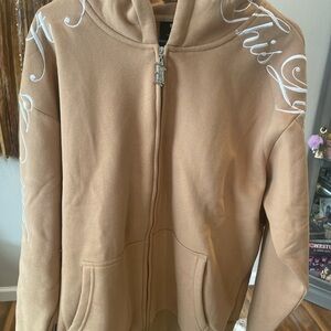 Men's Zip-Up Hoodie Yours Truly Love Yourself